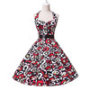 Belle Poque Audrey Hepburn Style Vintage Dresses Summer Plus Size Casual Party Robe Rockabilly Floral 50s Big Swing Retro Dress