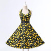 Belle Poque Audrey Hepburn Style Vintage Dresses Summer Plus Size Casual Party Robe Rockabilly Floral 50s Big Swing Retro Dress