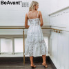 BeAvant v neck sexy lace summer dress women Strap button casual white dress female Streetwear backless midi dress vestidos 2018 BeAvant v neck sexy lace summer dress women Strap button casual white dress female Streetwear backless midi dress vestidos 2018