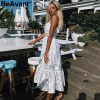 BeAvant v neck sexy lace summer dress women Strap button casual white dress female Streetwear backless midi dress vestidos 2018 BeAvant v neck sexy lace summer dress women Strap button casual white dress female Streetwear backless midi dress vestidos 2018