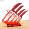Beauty Gifts 6 piece/set Zirconia Ceramic Knife Set Kit Kitchen 3" 4" 5" 6" inch+ Peeler+Holder Free shipping