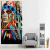 Beauty art Painting Native American Indian Girl Feathered Modern Home Wall Art Decor Canvas Print dropship and custom