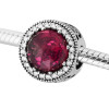 Beauty and the beast Fit Original Bracelets Belle's Radiant Rose Cerise Beads For Woman 925 Silver Jewelry Making DIY Wholesale