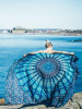 Beautiful Summer Bohemia Rectangle Shawl Beach Mat Yoga Mat
