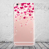 Beautiful Floral Cherry Blossom Case Cover For iphone 7 6 6S 6PlusTransparent Silicone Cell Phone Cases