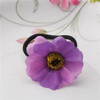 Beautiful Fabric Flower Rubber Headbands Gum for Hair Summer Style Hair Accessories Hair Ring Women Elastic Hair Bands