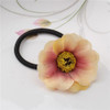 Beautiful Fabric Flower Rubber Headbands Gum for Hair Summer Style Hair Accessories Hair Ring Women Elastic Hair Bands