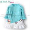 new 2014 spring autumn children sweater girl dress baby clothing child PULLOVER Knitwear kids dress baby girls princess dress