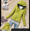 New 2014 Fashion Ladies Down Short Design Coat Winter Cotton-padded Jacket Women Slim Solid Zipper Outerwear DF-081