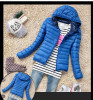 New 2014 Fashion Ladies Down Short Design Coat Winter Cotton-padded Jacket Women Slim Solid Zipper Outerwear DF-081