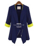 New 2014 European Women Blazers Autumn Casual Elegant Solid Slim Style Women Blazers D9200