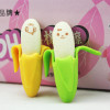 NEW 1pcs Cute Banana-shaped Pencil Eraser Rubber Novelty Kids School Stationery Gift Office &amp; School special stationery