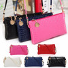 New 1Pc Women Mini Shoulder Bag Messenger Bag Faux Leather Crossbody Bag Satchel Handbag