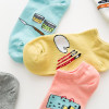 New 1Pair Cute Candy Colors Cotton Comfortable Socks For Women Girls Low Ankle Invisible Thin Sock All Season Wear