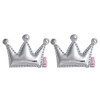 New 1pair   girl crown Hair Clips  Princess style Party Leather hairpins for girl hair accessories 7 color bobby pins gift #y