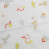 New 10pcs 100% Cotton Gauze Baby Feeding Towel Nursing Bibs Newborn Infant Cartoon Face Hand Bathing Towel Square Handkerchief