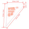 New 100Pcs/Pack Small Size Disposable Piping Bag Icing Fondant Cake Cream Decorating Pastry Tip Tool #C60EY# Drop Ship