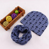New 100% Cotton Baby Hat Scarf Set Nice Camo Print Kids Children Skullies Hats Child Cap Scarf Baby Girl Boy Beanies Accessories