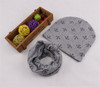New 100% Cotton Baby Hat Scarf Set Nice Camo Print Kids Children Skullies Hats Child Cap Scarf Baby Girl Boy Beanies Accessories