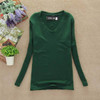 New 100% High Quality Sweaters V Neck Long Sleeved Pullover Women Sweater Basic Shirt Top Sweater Knitted Solid Black White 2033 New 100% High Quality Sweaters V Neck Long Sleeved Pullover Women Sweater Basic Shirt Top Sweater Knitted Solid Black White 2033