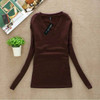 New 100% High Quality Sweaters V Neck Long Sleeved Pullover Women Sweater Basic Shirt Top Sweater Knitted Solid Black White 2033 New 100% High Quality Sweaters V Neck Long Sleeved Pullover Women Sweater Basic Shirt Top Sweater Knitted Solid Black White 2033