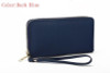 New 100% Genuine Leather Women Wallet Fashion High Quality Multifunction standard Purse with wrist