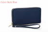 New 100% Genuine Leather Women Wallet Fashion High Quality Multifunction standard Purse with wrist