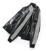 NEW ! 2017 David Beckham geniune sheep skin leather cow leather jacket men's motorcycle leather jacket baseball coat black