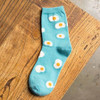 New  Women's socks Cartoon egg patterns Autumn winter socks