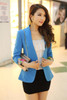 New  Women Blazer Spring Slim Top Elegant Double Breasted Short Design Plus Size Blazer Suit Female Suit & Women Work Wear