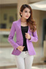 New  Women Blazer Spring Slim Top Elegant Double Breasted Short Design Plus Size Blazer Suit Female Suit & Women Work Wear