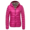 New  Winter Two Side Women 90% White Duck Down Jacket Women's Hooded Ultra Light Down Jackets Warm Winter Coat Parkas116