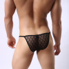Net Yarn Perspective Grid Men's Sexy High X Briefs Underwear Men Mini Bikini Brief Shorts Men Transparent Mesh Briefs WH55