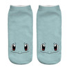 2018 New Arrival Kawaii Harajuku Pokemon Pikachu Socks 3D Printed Cartoon Women's Low Cut Ankle Socks Novelty Casual Socks Meias