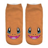 2018 New Arrival Kawaii Harajuku Pokemon Pikachu Socks 3D Printed Cartoon Women's Low Cut Ankle Socks Novelty Casual Socks Meias
