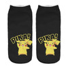 2018 New Arrival Kawaii Harajuku Pokemon Pikachu Socks 3D Printed Cartoon Women's Low Cut Ankle Socks Novelty Casual Socks Meias
