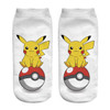 2018 New Arrival Kawaii Harajuku Pokemon Pikachu Socks 3D Printed Cartoon Women's Low Cut Ankle Socks Novelty Casual Socks Meias
