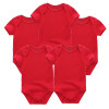 2018 New 5PCS/LOT Baby Clothes Boy Girl Short Sleeve Cotton O-Neck 0-12M Novel Newborn Roupas de bebe Baby Rompers Baby Wear