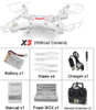 2018 MJDTOYS Top Sale X5C Upgrade X5C-1 Headless Auto-Return RC Drone Quadcopter Helicopter With 720P HD Camera 2.4G 4CH 6Axis