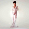 2018 maternity photography props maxi Maternity gown Lace Maternity Dress Fancy shooting photo summer pregnant dress Large size