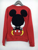 2018 Long-Sleeved Pullovers Mickey Hoodies O-neck Character Printed Red White Kawaii Style sweatshirt for women