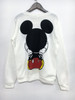 2018 Long-Sleeved Pullovers Mickey Hoodies O-neck Character Printed Red White Kawaii Style sweatshirt for women