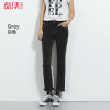 2018 LEIJIJEANS Summer 4 Colors Avaliable Jeans With High Waist Mid Elastic Straight Ankle Length Pants Tassel Fringe Jeans 5622
