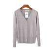 2018 Korean loose short sweater thin section spring and autumn long-sleeved women's cardigan 18314
