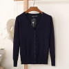 2018 Korean loose short sweater thin section spring and autumn long-sleeved women's cardigan 18314