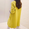 2018 Korean Autumn New Fashion Women Cardigans Casual Loose Pockets Long Sweaters Female Long Sleeve Knitted Outwear 62847