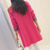 2018 Korean Autumn New Fashion Women Cardigans Casual Loose Pockets Long Sweaters Female Long Sleeve Knitted Outwear 62847