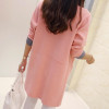 2018 Korean Autumn New Fashion Women Cardigans Casual Loose Pockets Long Sweaters Female Long Sleeve Knitted Outwear 62847