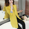 2018 Korean Autumn New Fashion Women Cardigans Casual Loose Pockets Long Sweaters Female Long Sleeve Knitted Outwear 62847