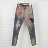 2018 jeans woman casual stretch denim 3D print Painted Pattern jeans women's pants and girl skinny jeans trouser A351